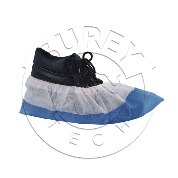 PP/CPE shoe-cover Premium blue and white