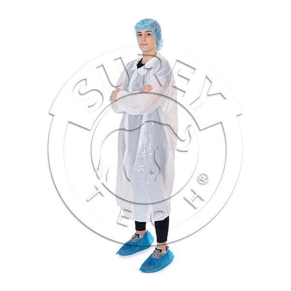 KIT: work coat, shoe cover, hair cover