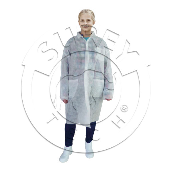 Polypropylene coat with velcro Premium Kids