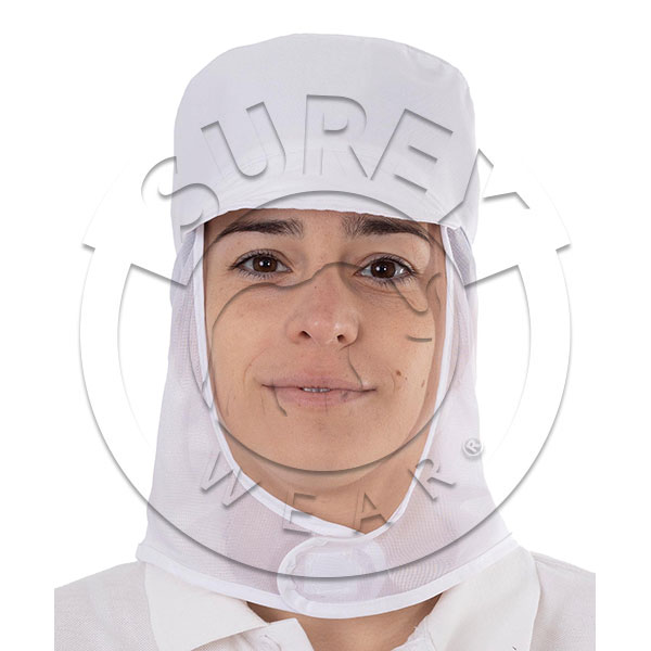 Active cap with head cover net 