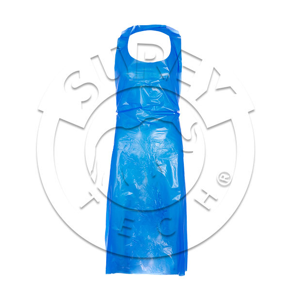 Blue thick disposable apron kit
