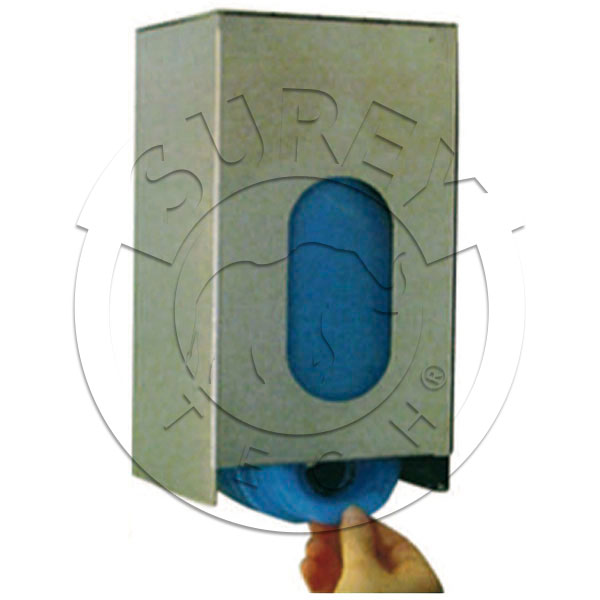 Stainless steel dispenser for foam masks